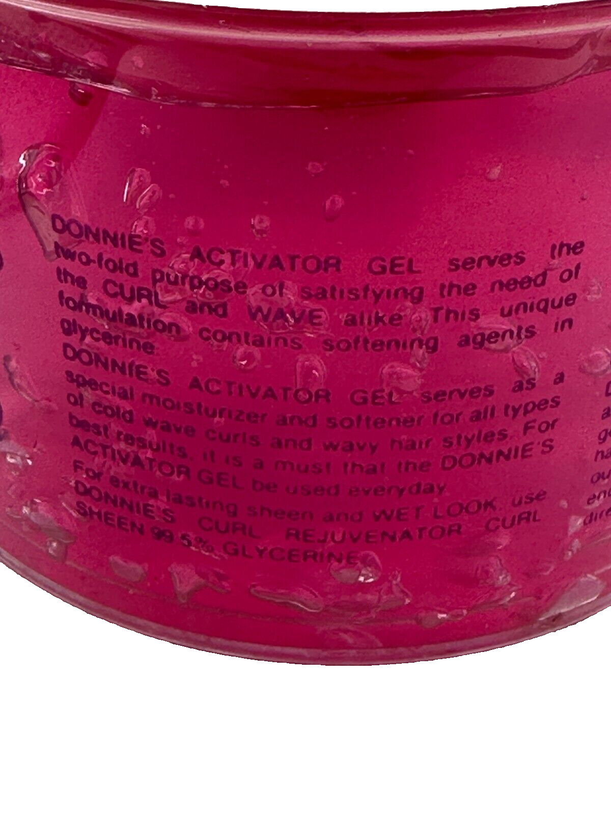 Donnie's Activator Gel Extra Lite - 32 fl oz *RARE