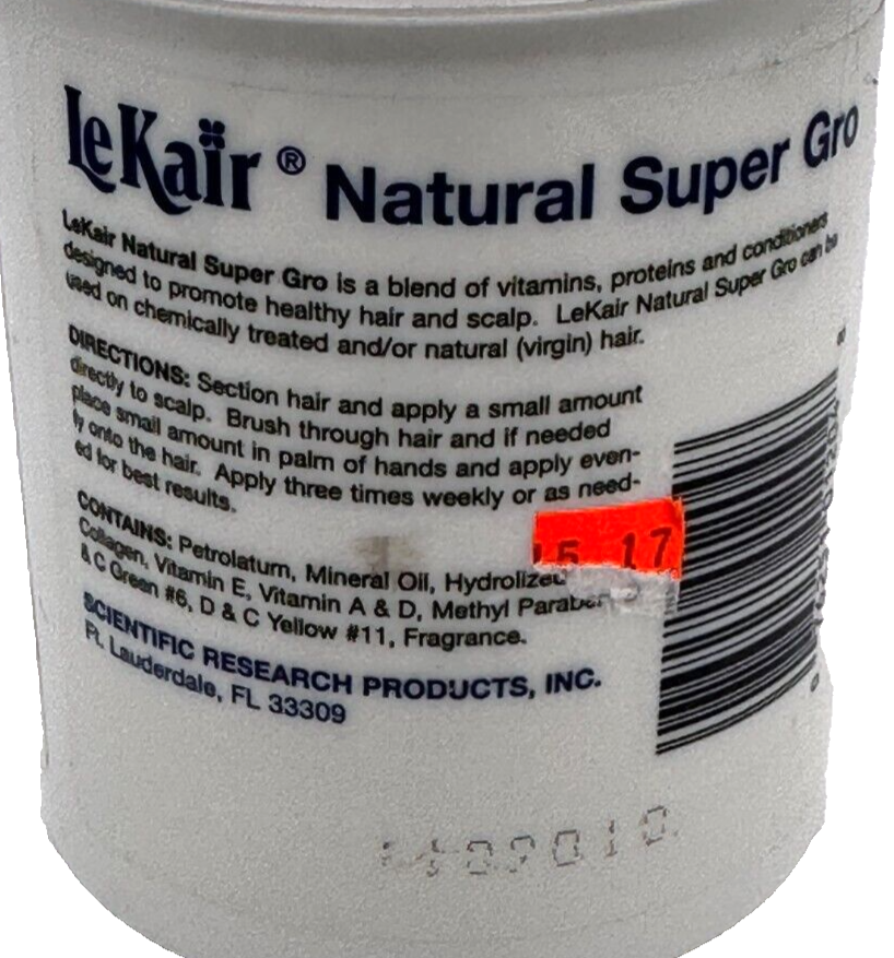 LeKair Natural Super Gro Original Formula Scalp Hair Conditioner - 7 oz