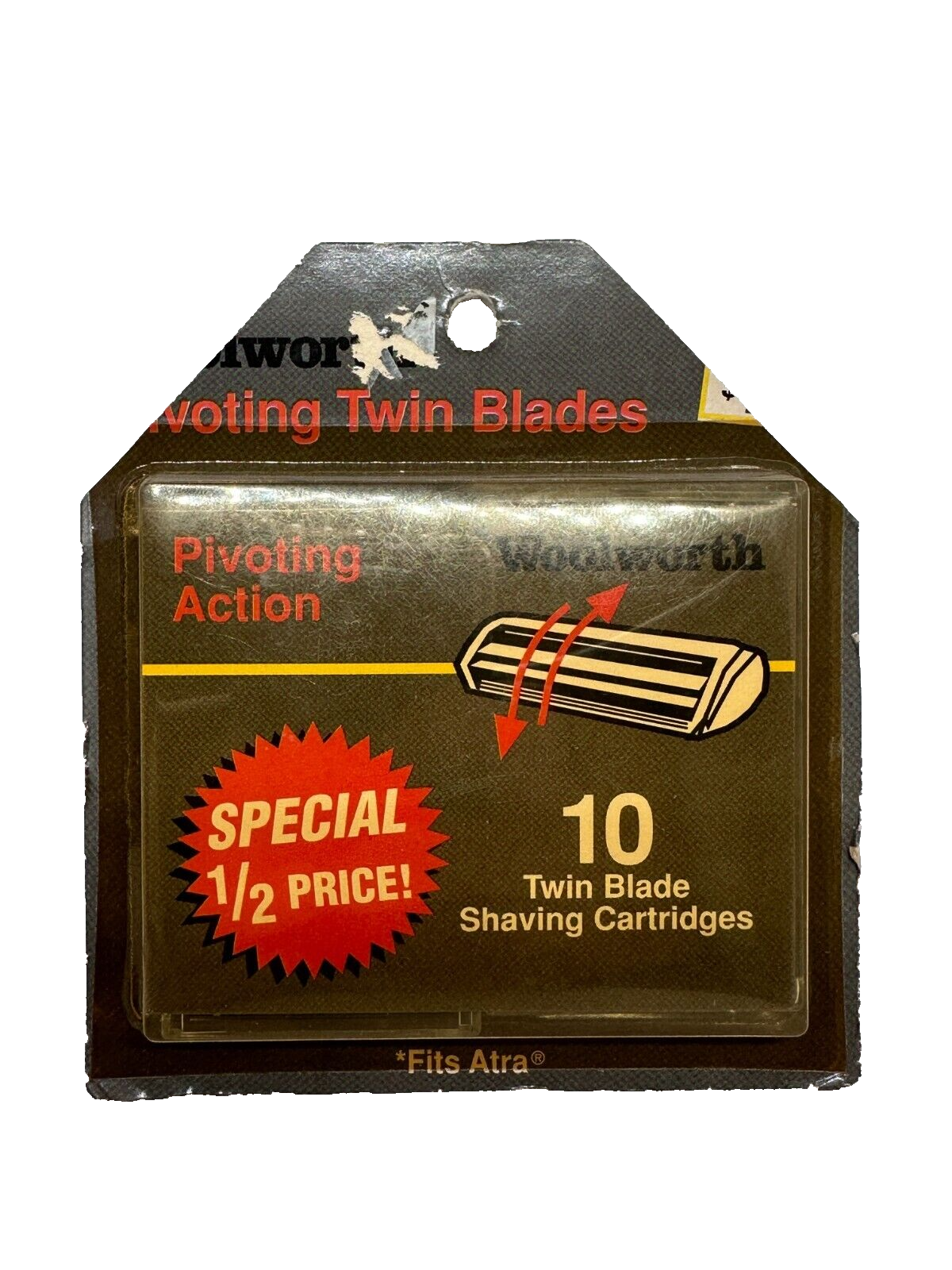 Woolworth Pivoting Action Twin Blade Shaving Cartridges 10 Pack *RARE