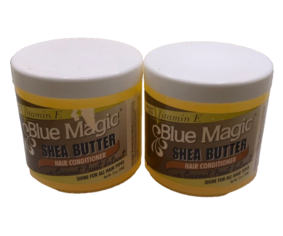 (2 PACK) Blue Magic Shea Butter Hair Conditioner With Vitamin E 12oz