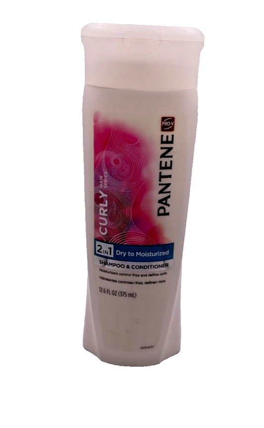 Pantene 2 in 1 Dry to Moisturized Shampoo & Conditioner Curly Hair Series/12.6oz