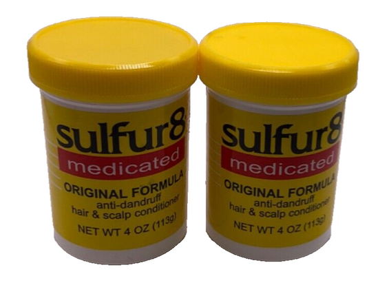 (2 Pack) Sulfur8 Medicated Original Formula Hair & Scalp Conditioner/4oz