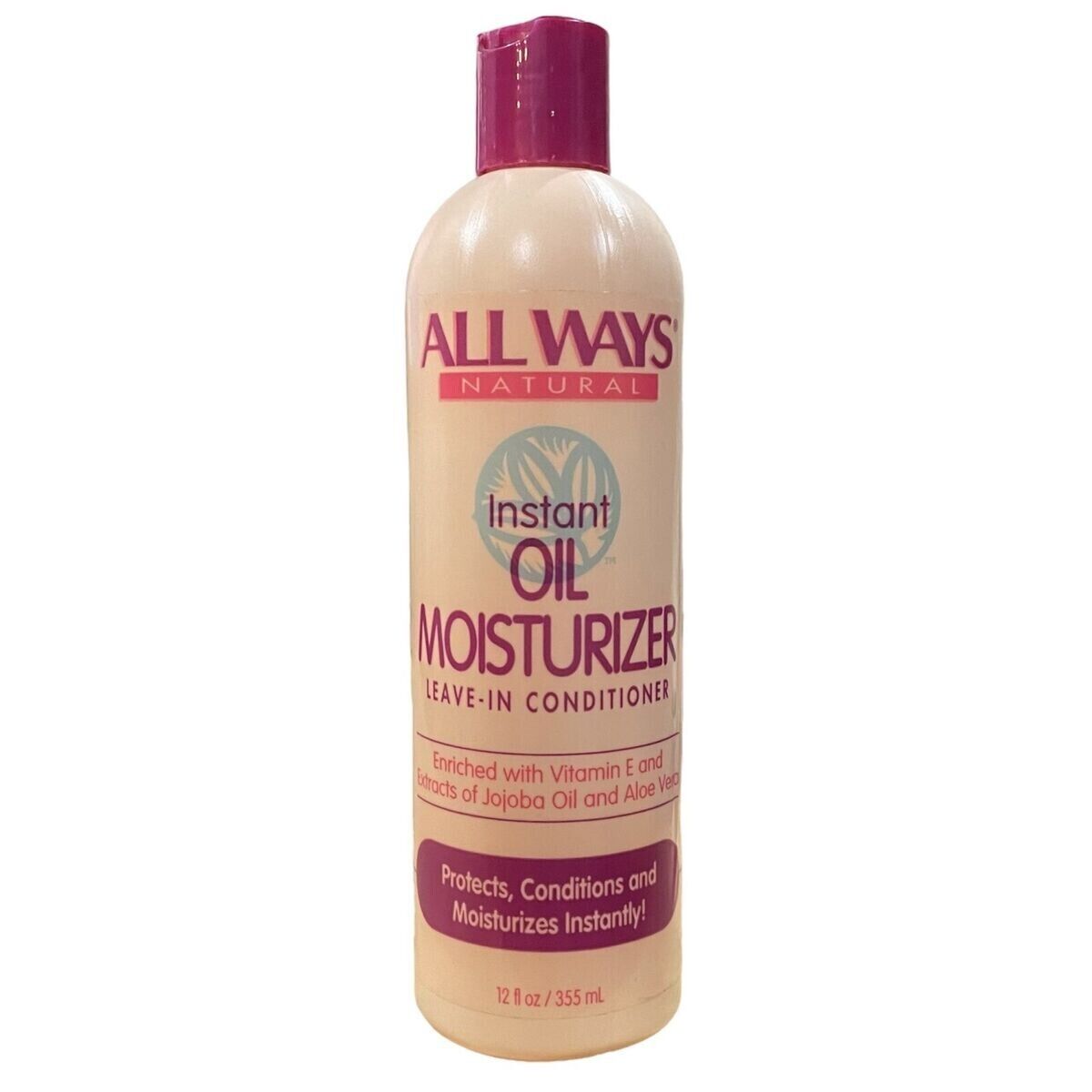 All Ways Natural Instant Oil Moisturizer Leave In Conditioner AllWays 12 oz