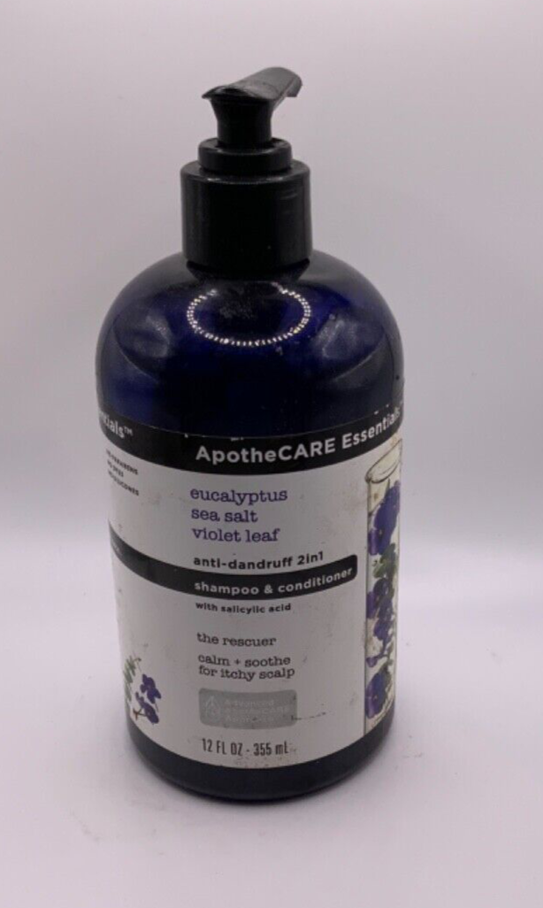 ApotheCARE Essentials Anti-Dandruff Shampoo & Conditioner 2in1 Eucalyptus 12 oz