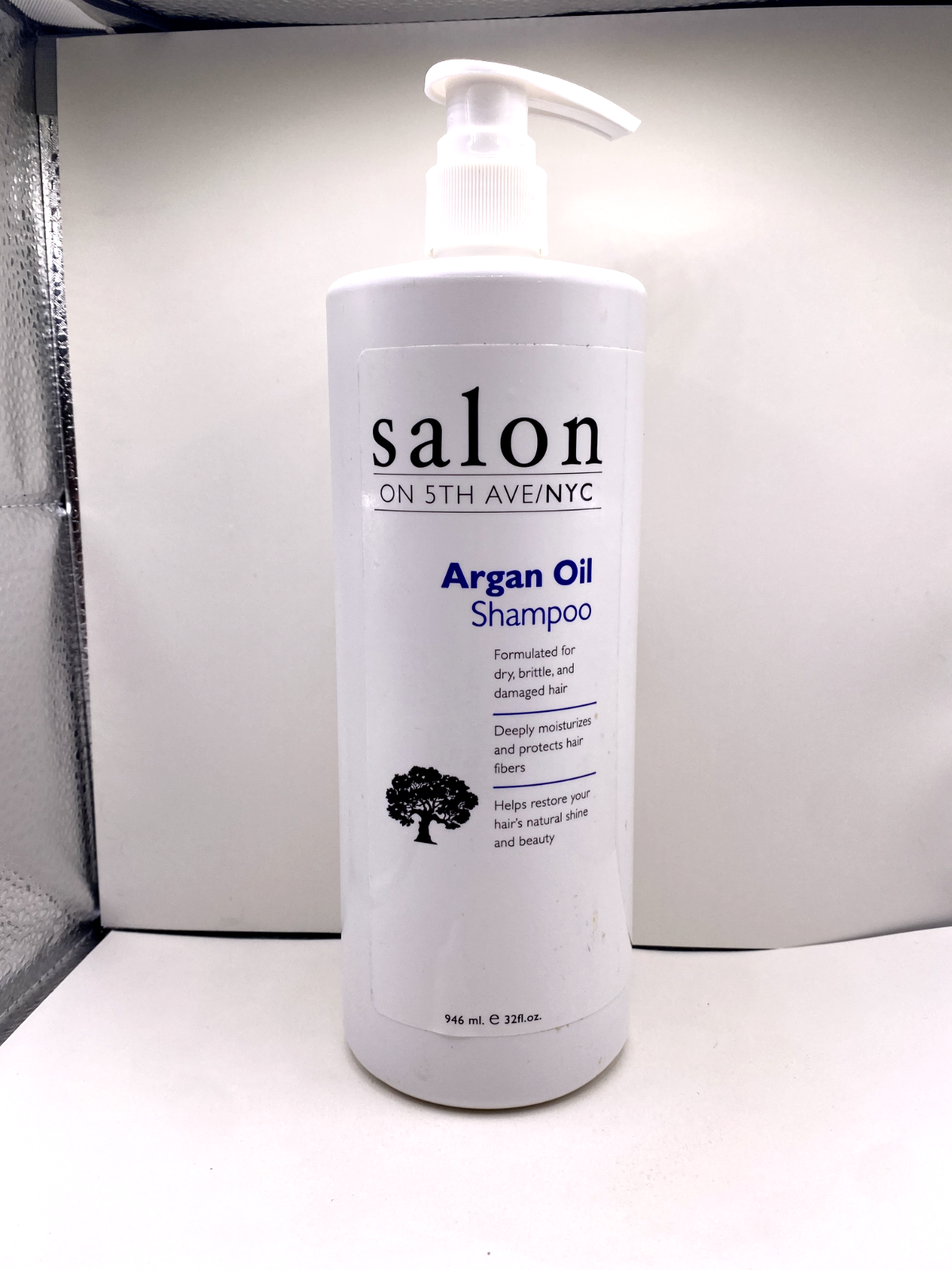 Salon on 5th Ave NYC Argan Oil Shampoo For Dry Damaged Hair 32 fl oz