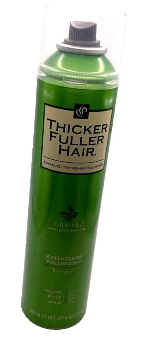 Thicker Fuller Hair Cell U Plex Weightless Volumizing Hair Spray/8 oz *NOT SPRAY