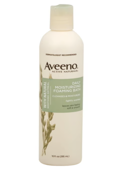 Aveeno Daily Moisturizing Foaming Bath / 10 fl oz