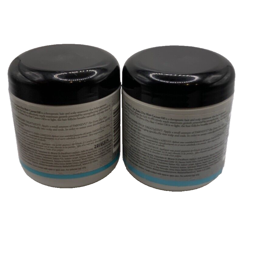 (2) Parnevu For Extra-Dry Hair Carrot Oil Stimulates Growth 6oz