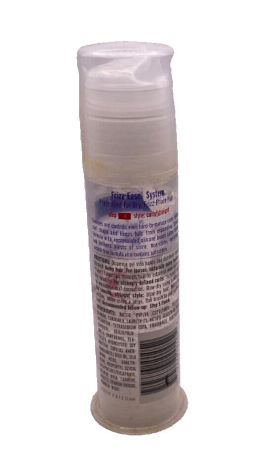 John Frieda Frizz Ease Corrective Styling Gel Step 4 Style Curly/Straight 3.8 oz