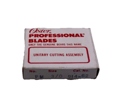 Oster Professional Blades Unitary Cutting Assembly No.PM Size 3/0 (914-62)