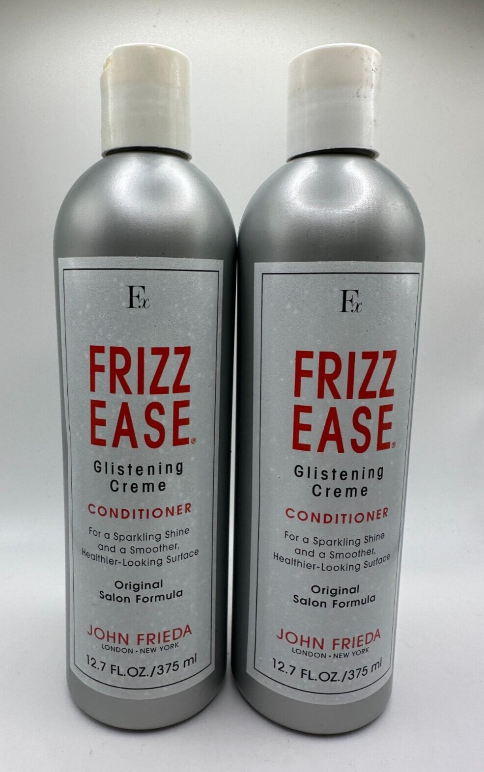 (2) John Frieda Frizz Ease Glistening Creme Defrizzing Conditioner, 12.7 oz