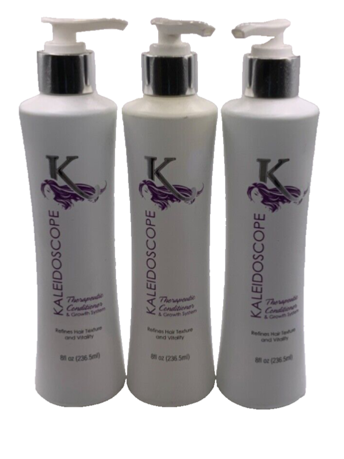 (3Pack) KALEIDOSCOPE HAIR Therapeutic Conditioner & Growth System 8 fl. oz.