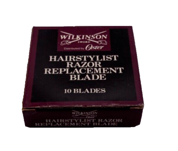 Oster Wilkinson Sword Hairstylist Razor Replacement Blades 10 Total Per Box
