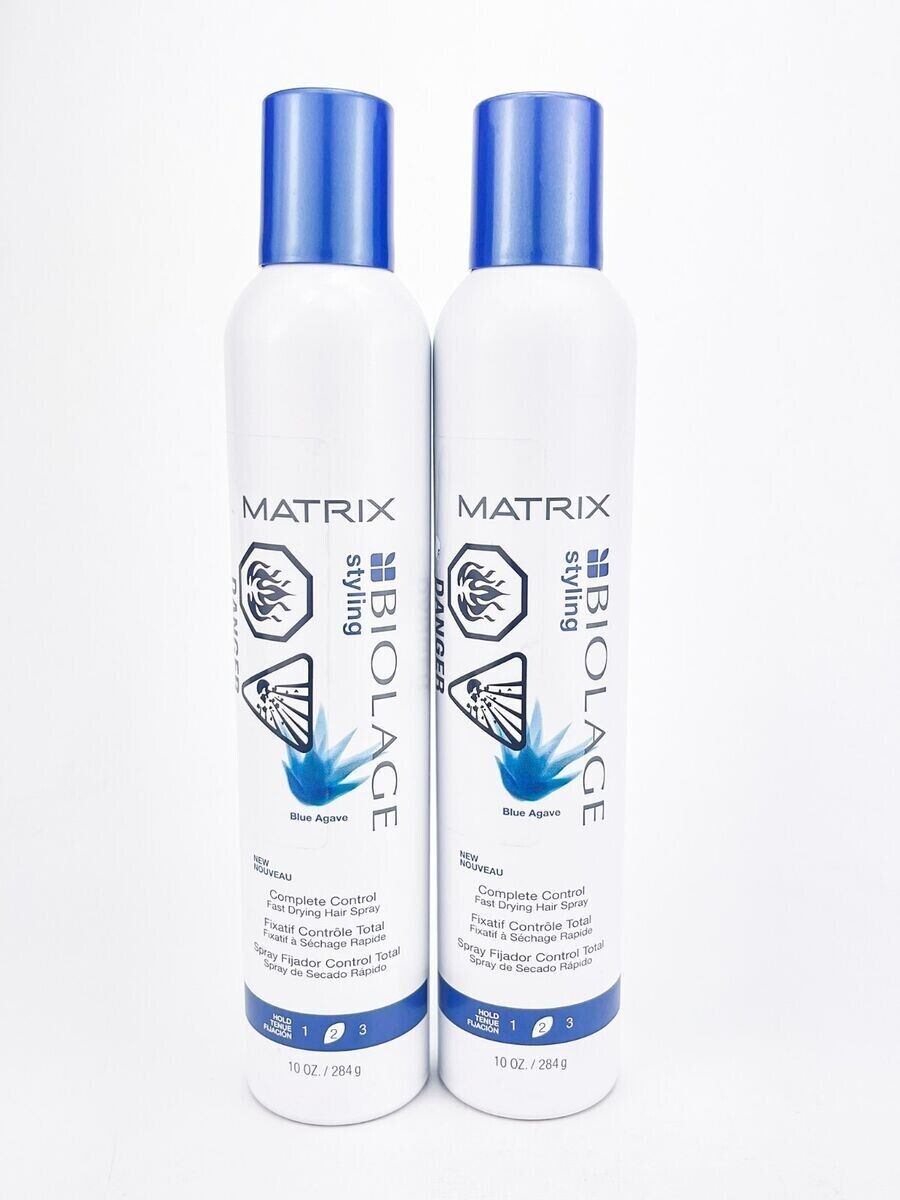 (2 pack) Matrix Biolage Complete Control Fast Drying Hair Spray / 10 oz