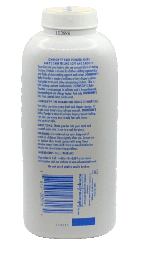 Johnson's Baby Powder Original Talc Formula 15oz New SEALED Vintage 2004