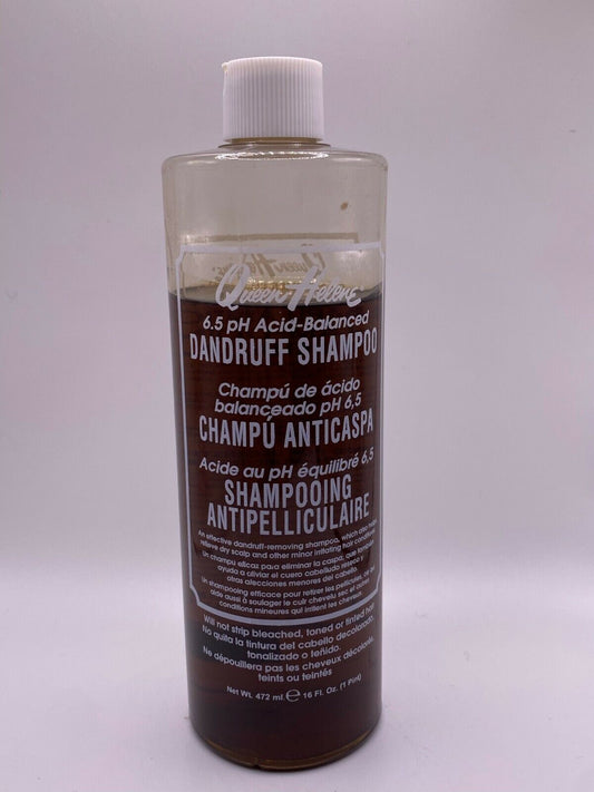 1 Vintage 80s Dandruff Queen Helene 6.5 Acid Balanced shampoo 16oz no barcode