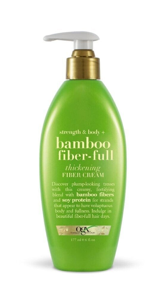 OGX Strength & Body Bamboo Fiber-Full Thickening Fiber Cream/ 6 fl oz
