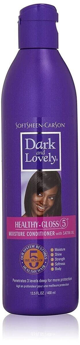 Dark and Lovely Healthy Gloss 5 Moisture Conditioner with Satin Oil 13.5 oz NEW