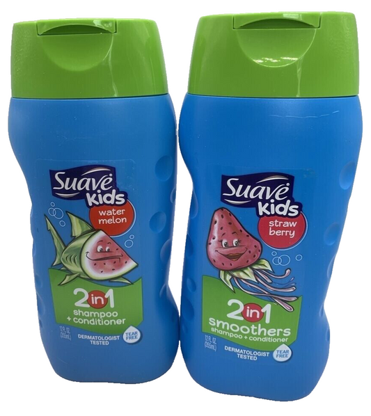 Suave Kids 2 in 1 Smoothers Shampoo + Conditioner in Strawberry/12 fl oz