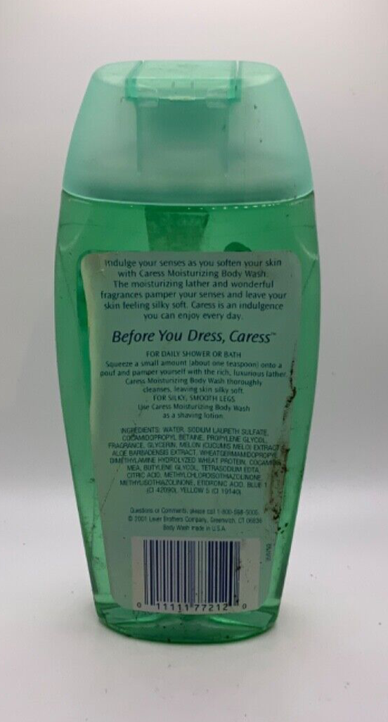 Caress Silky Smooth Skin Moisturizing Body Wash Aloe Vera Botanical Bliss Vtg