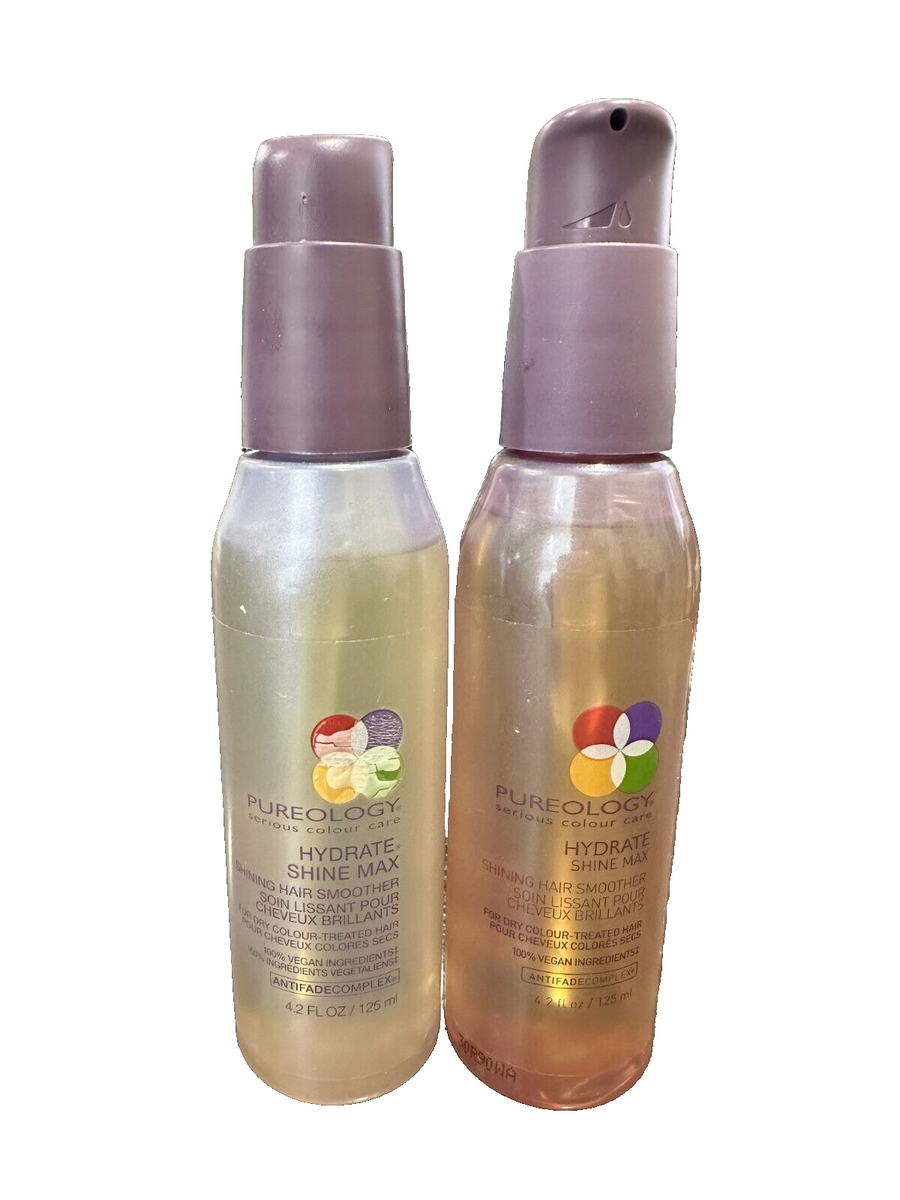 (2) Pureology HYDRATE Shine Max Shinning Hair Smoother 4.2 oz