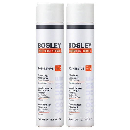 Bosley Revive Volumizing Conditioner Color Treated Hair 10 oz (2 Count)