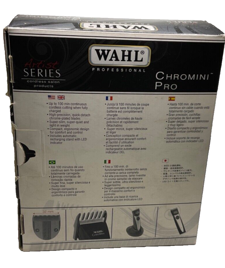 Wahl Professional 8549 Artist Series Chromini Pro Cordless Rechargeable Trimmer