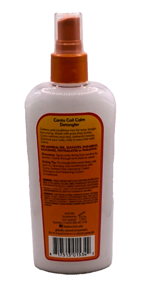 Cantu Shea Butter For Natural Hair Coil Calm Detangler 8oz