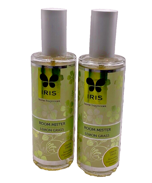 (2 PACK) Iris Home Fragrances Room Mister Lemon Grass/100 ml