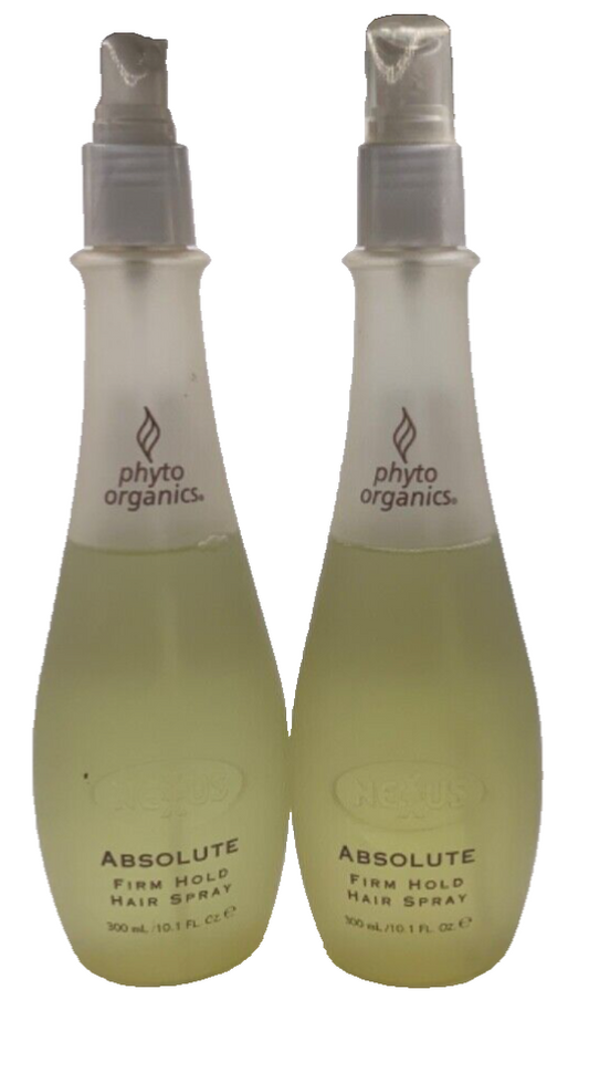 (2 Pack) NEXXUS Phyto Organics Absolute Firm Hold Hair Spray 10.1 oz