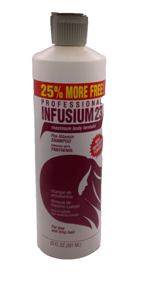 Infusium 23 Maximum Body Formula Pro-Vitamin Shampoo Fine Limp Hair 20oz