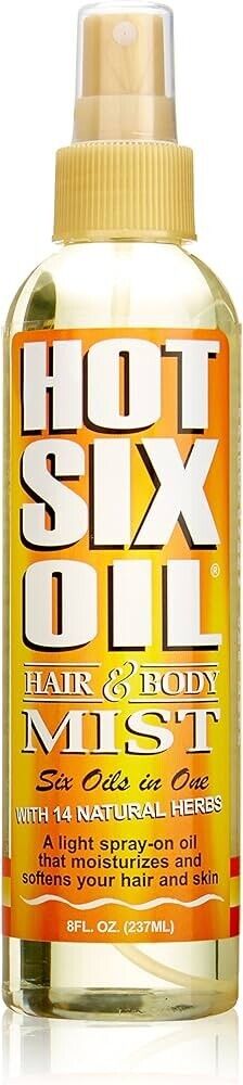 AFRICAN ROYALE HOT SIX OIL HAIR & BODY MIST SPRAY 8OZ