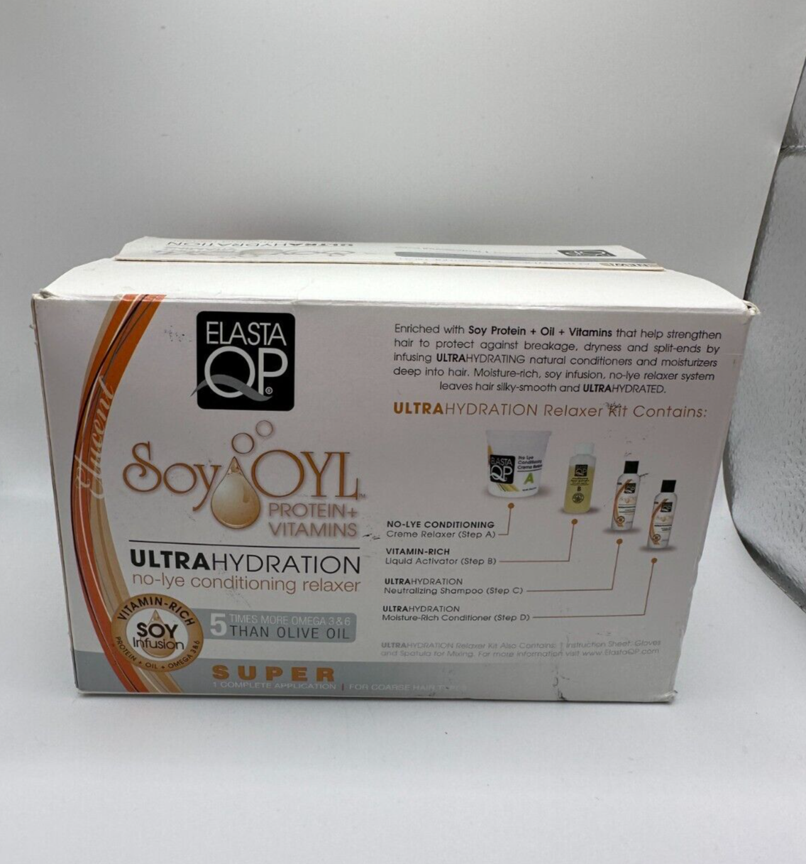ElastaQP Soy Oyl No Lye Conditioning Relaxer SUPER 