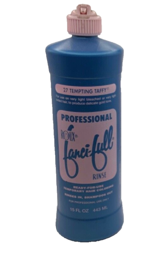 Roux Fanci-Full Rinse Temporary Hair Color Rinse-In #27 Tempting Taffy 15 oz