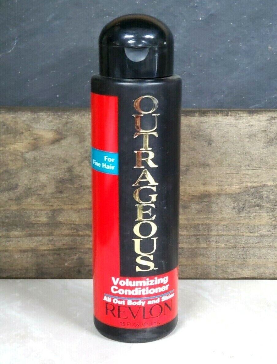 Vintage 90s Revlon Outrageous Volumizing Conditioner Fine Hair 15 oz