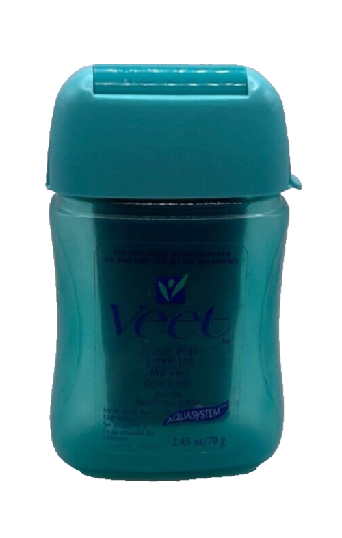 Veet Warm Wax Green Tea Roll On Applicator/2.45oz-NO BOX