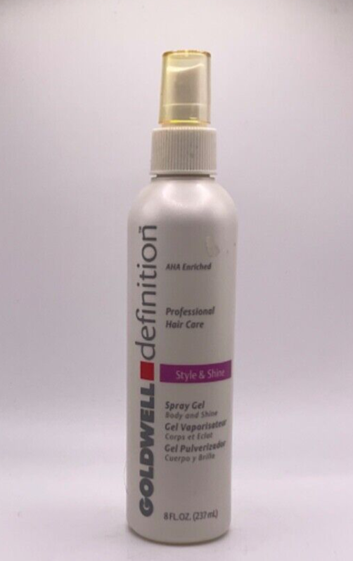 Goldwell Definition Professional Hair Care Style & Shine Spray Gel / 8 oz