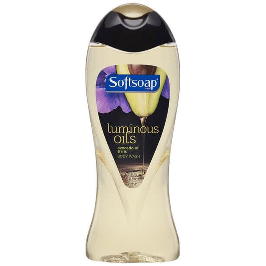 Softsoap Luminous Oils Body Wash - Avocado Oil & Iris - 15 FL OZ