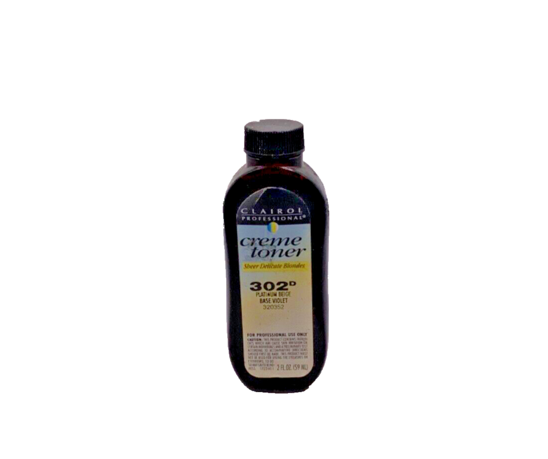 Clairol Creme Toner 302 Platinum Beige 2oz