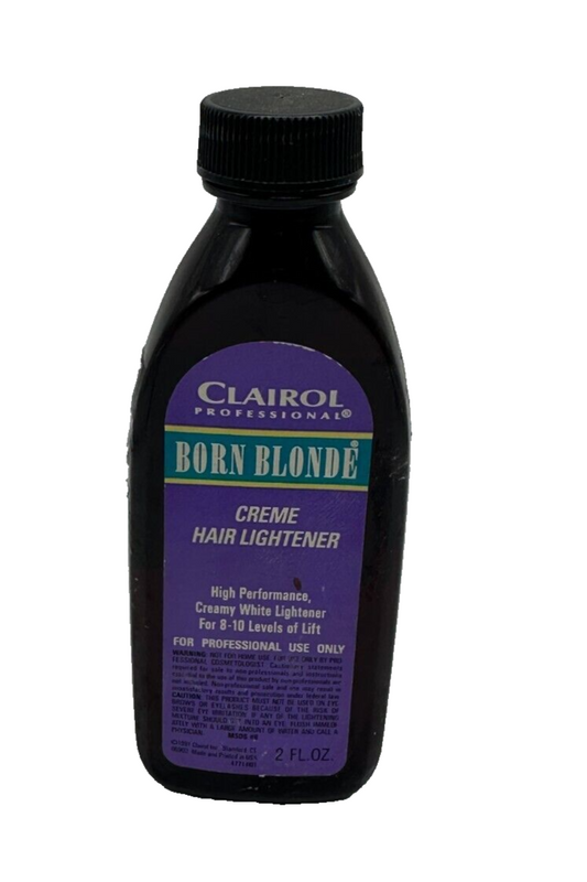 (1) CLAIROL Born Blonde creme hair lightener 2 oz