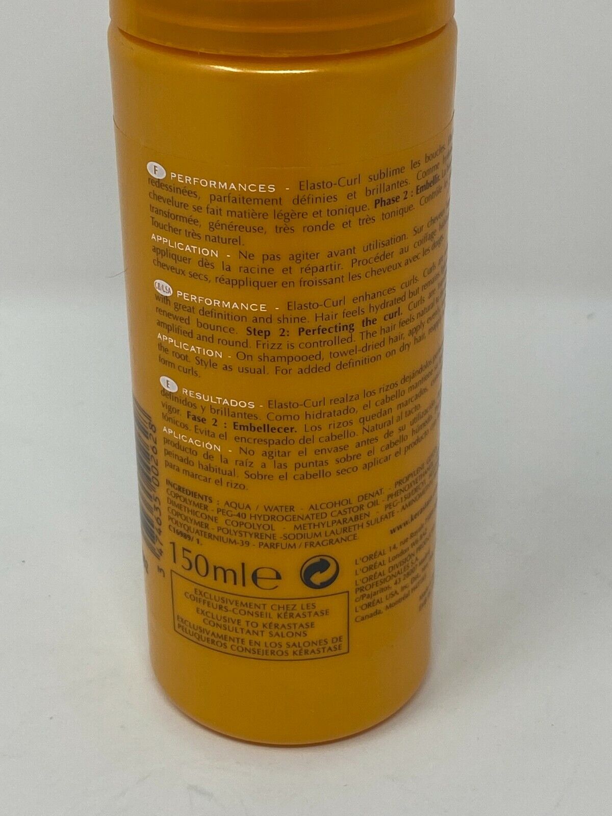 NEW KERASTASE ELASTO CURL MOUSSE FOR FINE CURLY HAIR 5 fl oz