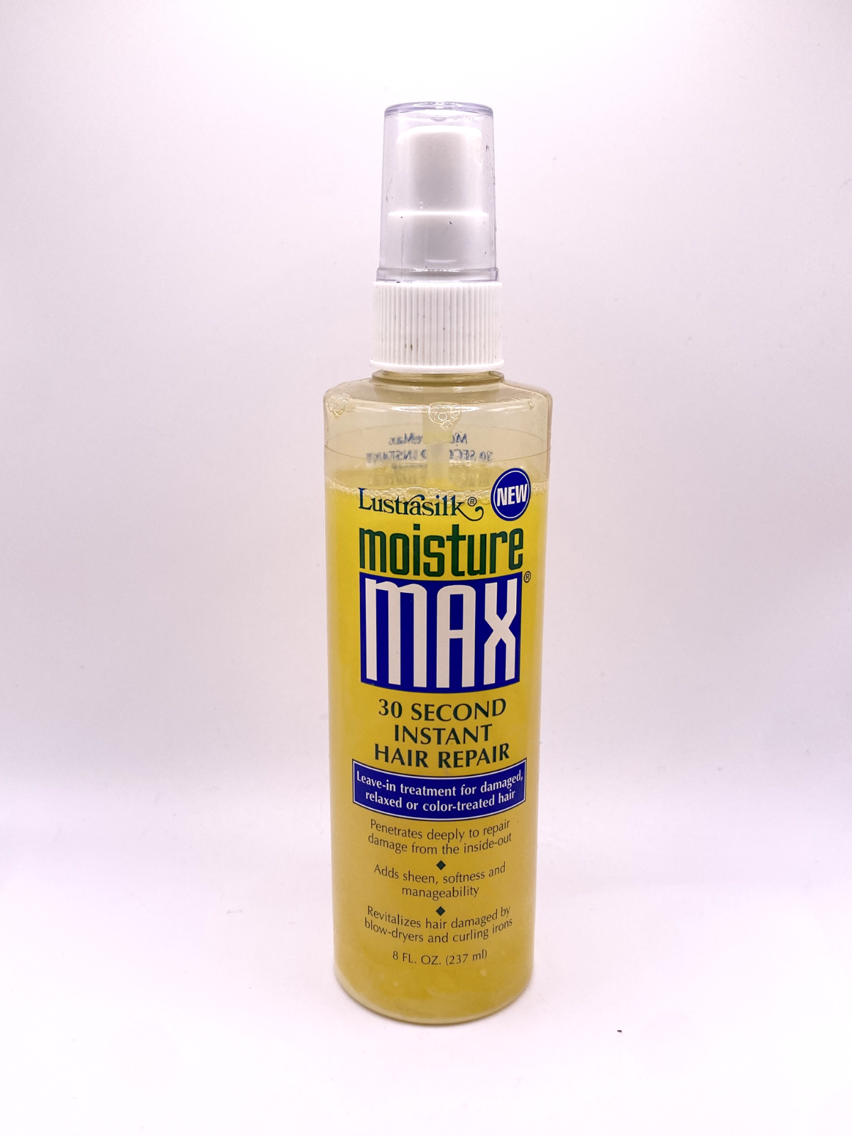 Vtg Lustrasilk Moisture Max 30 Second Instant Hair Repair Leave in Treatment 8oz