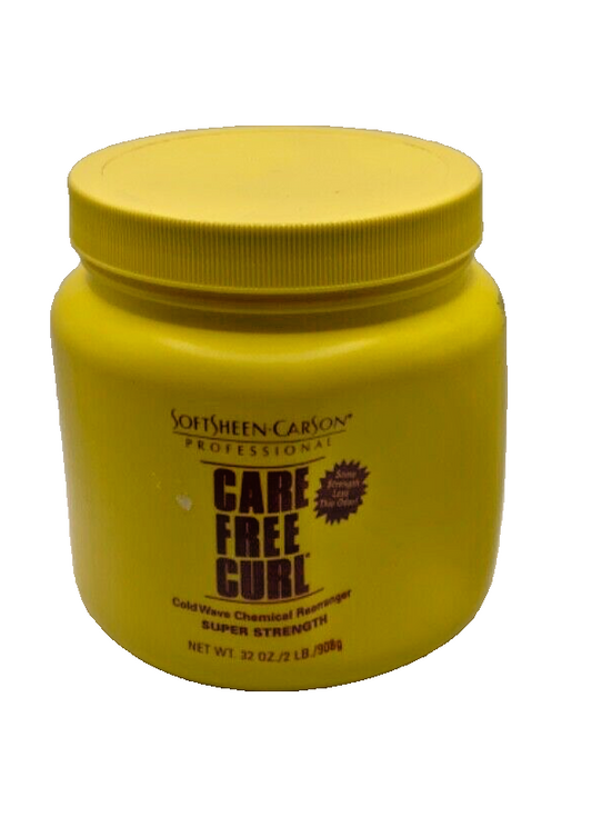 Softsheen Carson Care Free Curl ColdWave Chemical Rearranger Super Strength 32oz