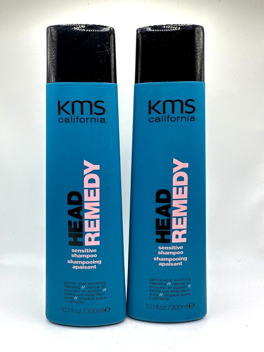 (2) KMS Head Remedy Sensitive Shampoo 10.1 Oz