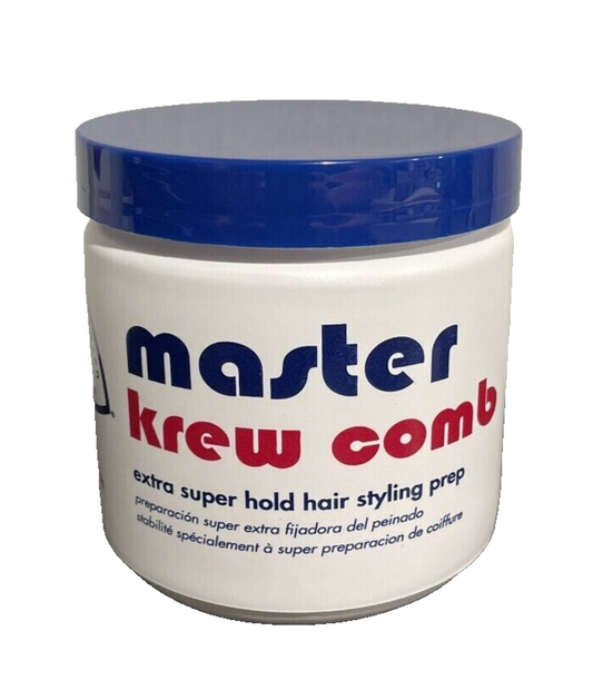 Master Krew Comb Extra Super Hold Hair Styling Prep/16oz