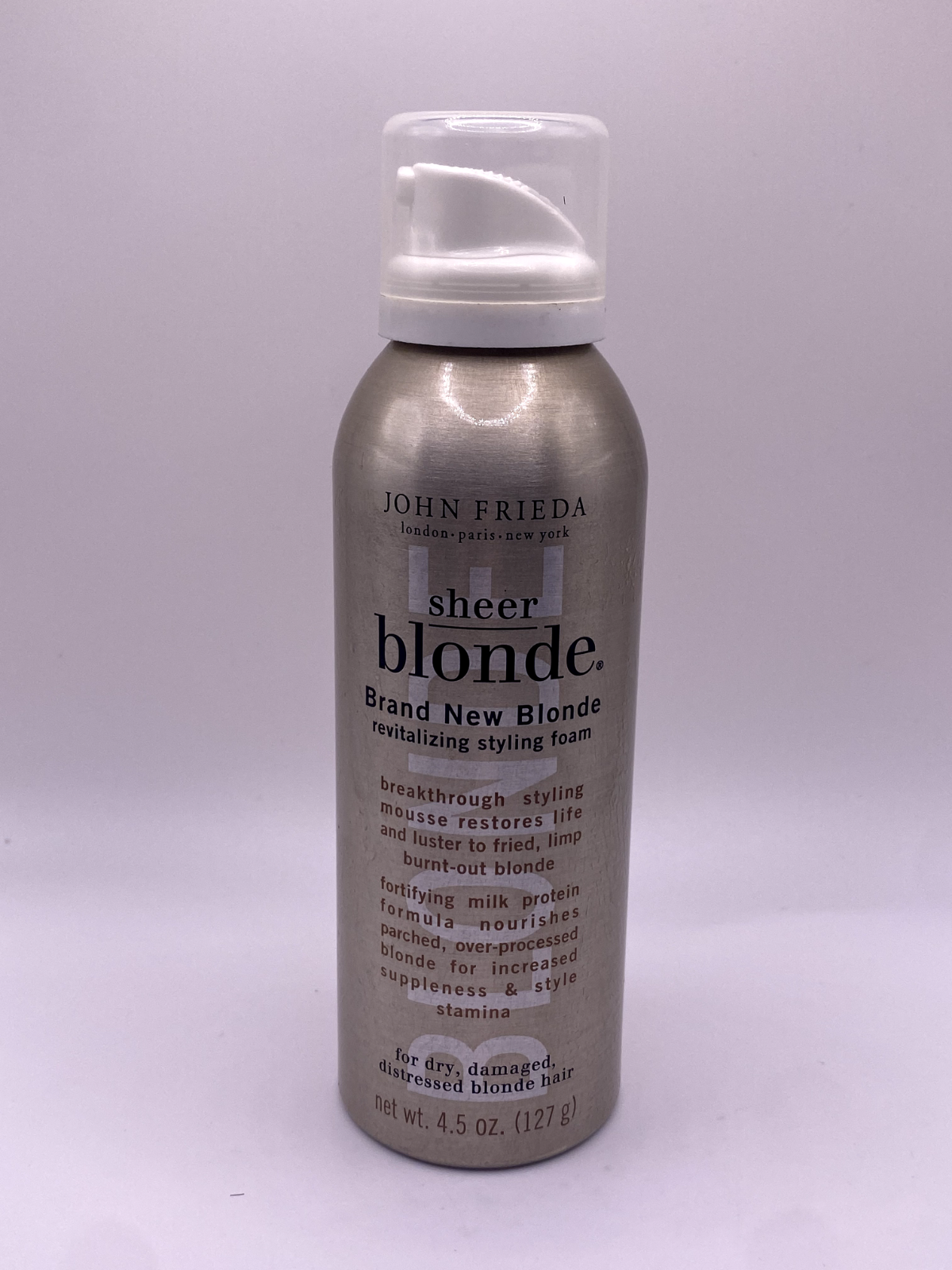 John Frieda Sheer Blonde Revitalizing Styling Foam - 4.5 oz