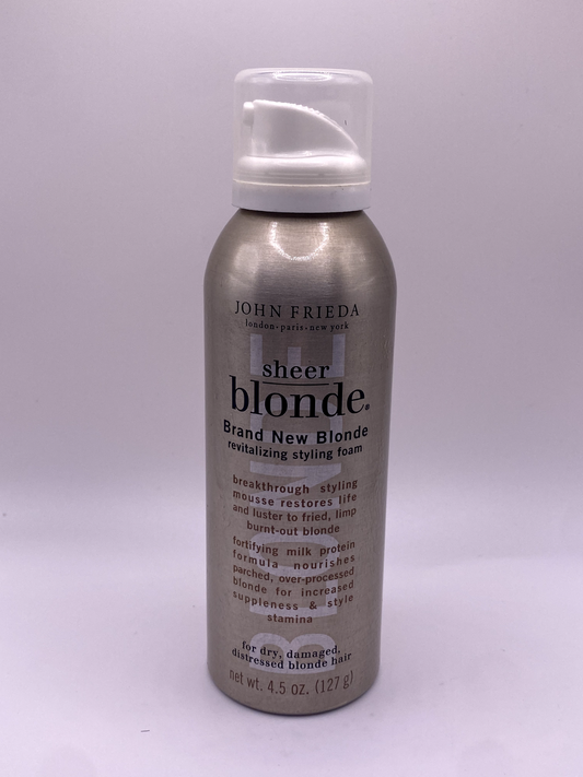 John Frieda Sheer Blonde Revitalizing Styling Foam - 4.5 oz