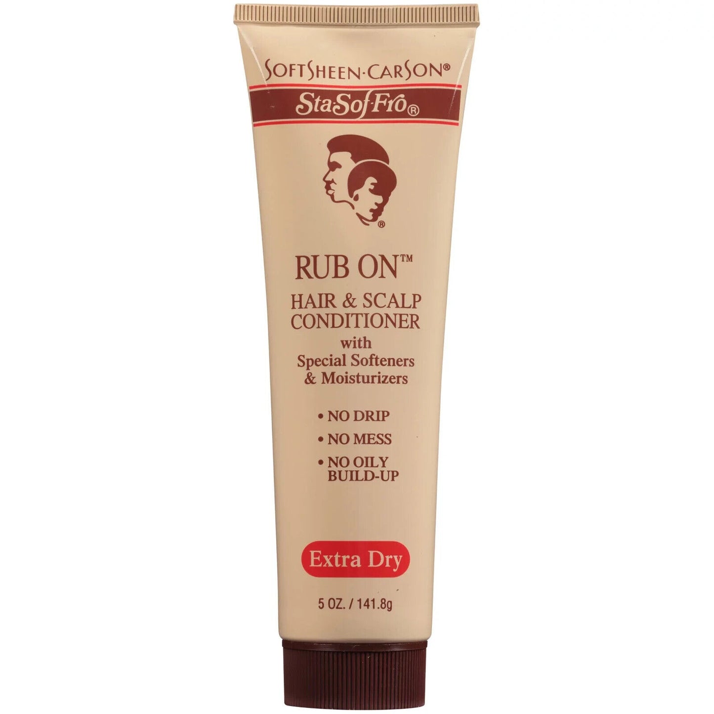 SoftSheen Carson Sta-Sof-Fro Rub On Hair & Scalp Conditioner Extra Dry, 5oz