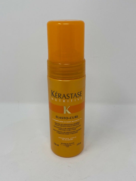 NEW KERASTASE ELASTO CURL MOUSSE FOR FINE CURLY HAIR 5 fl oz