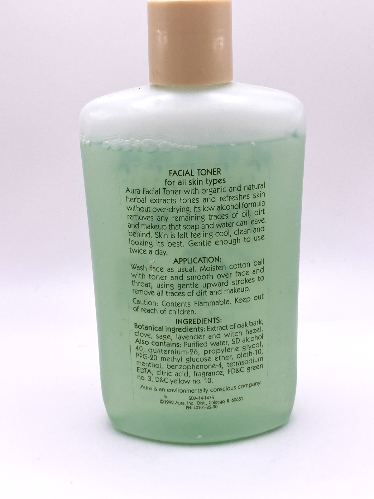 Aura Facial Skin Care Toner 8 fl oz *RARE